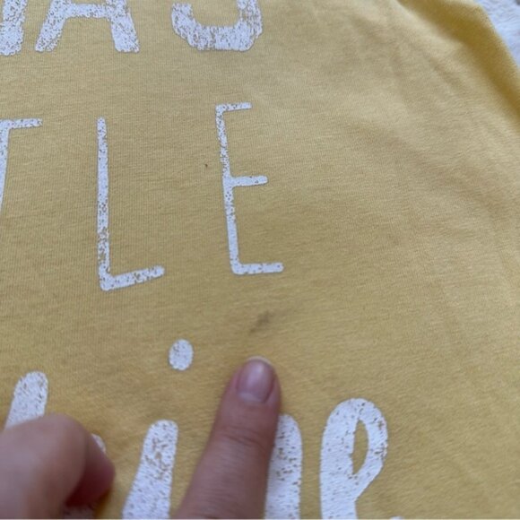 Isabel Maternity | Yellow "Mama's Little Sunshine" Tank Top | Size Extra Small - Picture 5 of 8